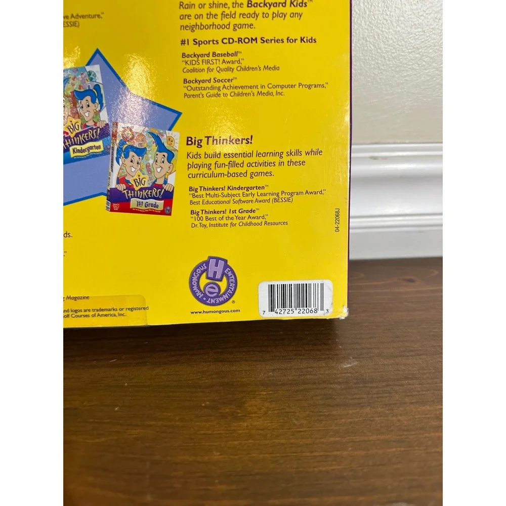 Humongous Entertainment 3 Award Winning Games Putt-Putt PC CD-ROM Vintage Boxset